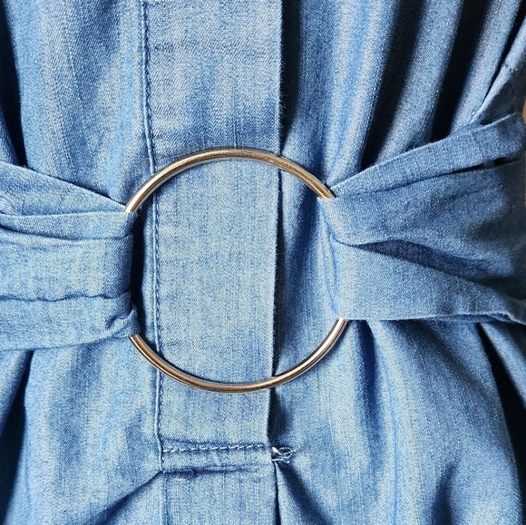 Given Kale Belted Denim Dress - Picture 8 of 9